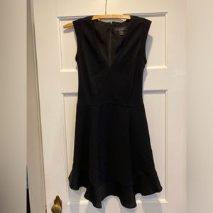 J Crew Sleeveless V Neck A-Line Black dress 2